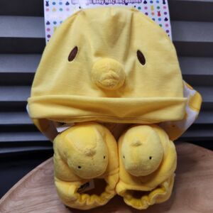 Peeps Baby Set NWT – Hat Bib Booties Yellow Easter Gift